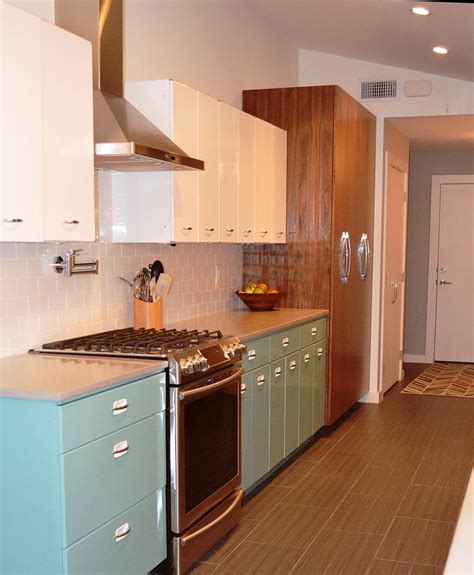 steel kitchen cabinets 1950s|mid century metal kitchen cabinets.